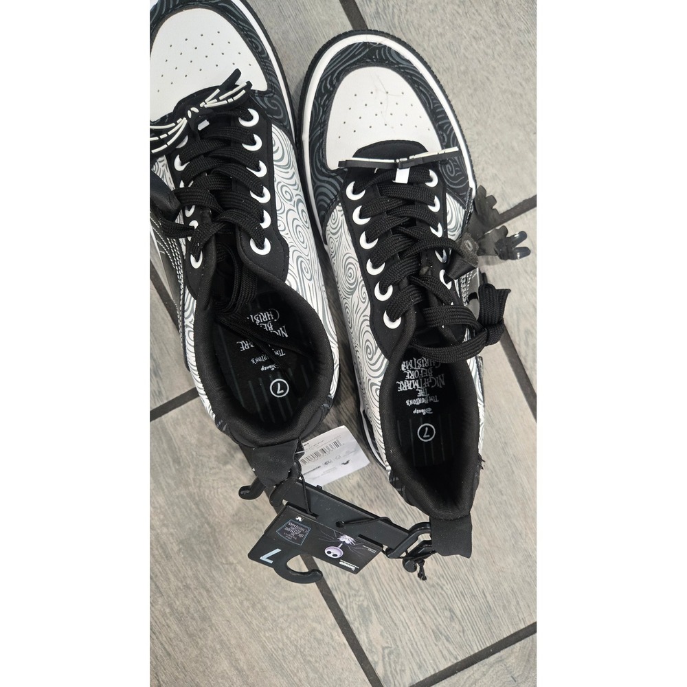 Disney Nightmare Before Christmas Ground Up Jack Skellington Sneakers Mens 7 NEW